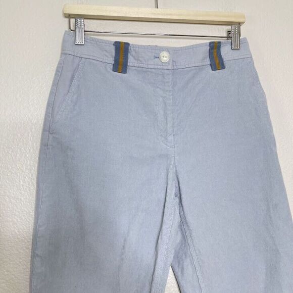 Rag & Bone Pants Womens Size 4 Corduroy Baby Blue Tapered Trouser  Office Casual - Picture 1 of 13